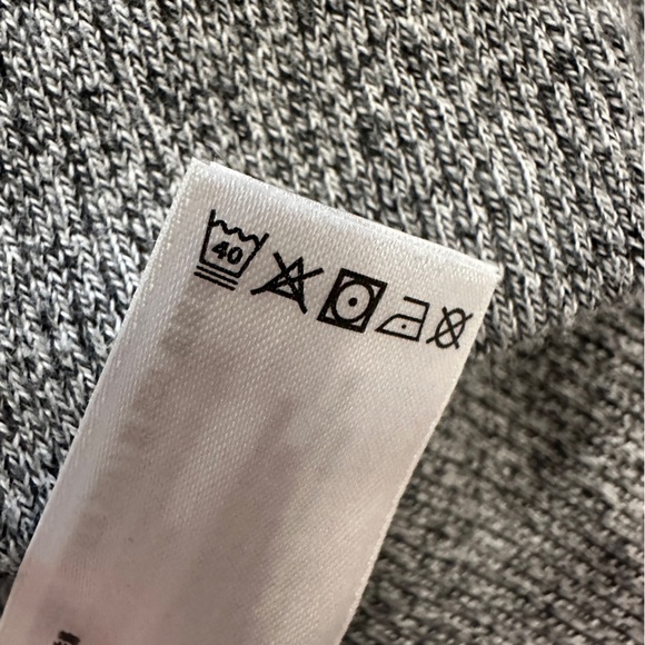 ROOTS Canada Felt Print Graphic Salt & Pepper Crew Long Sleeve Sweatshirt L - Picture 7 of 12